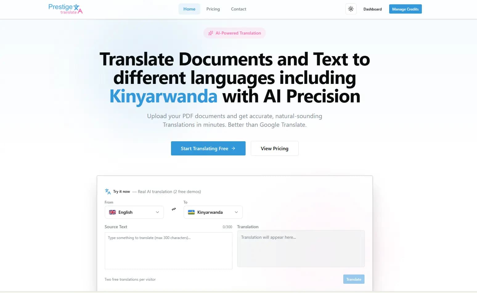 AI Language Translator